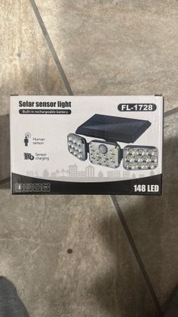 Solar Sensor Light Built In Rechargeable  Battery