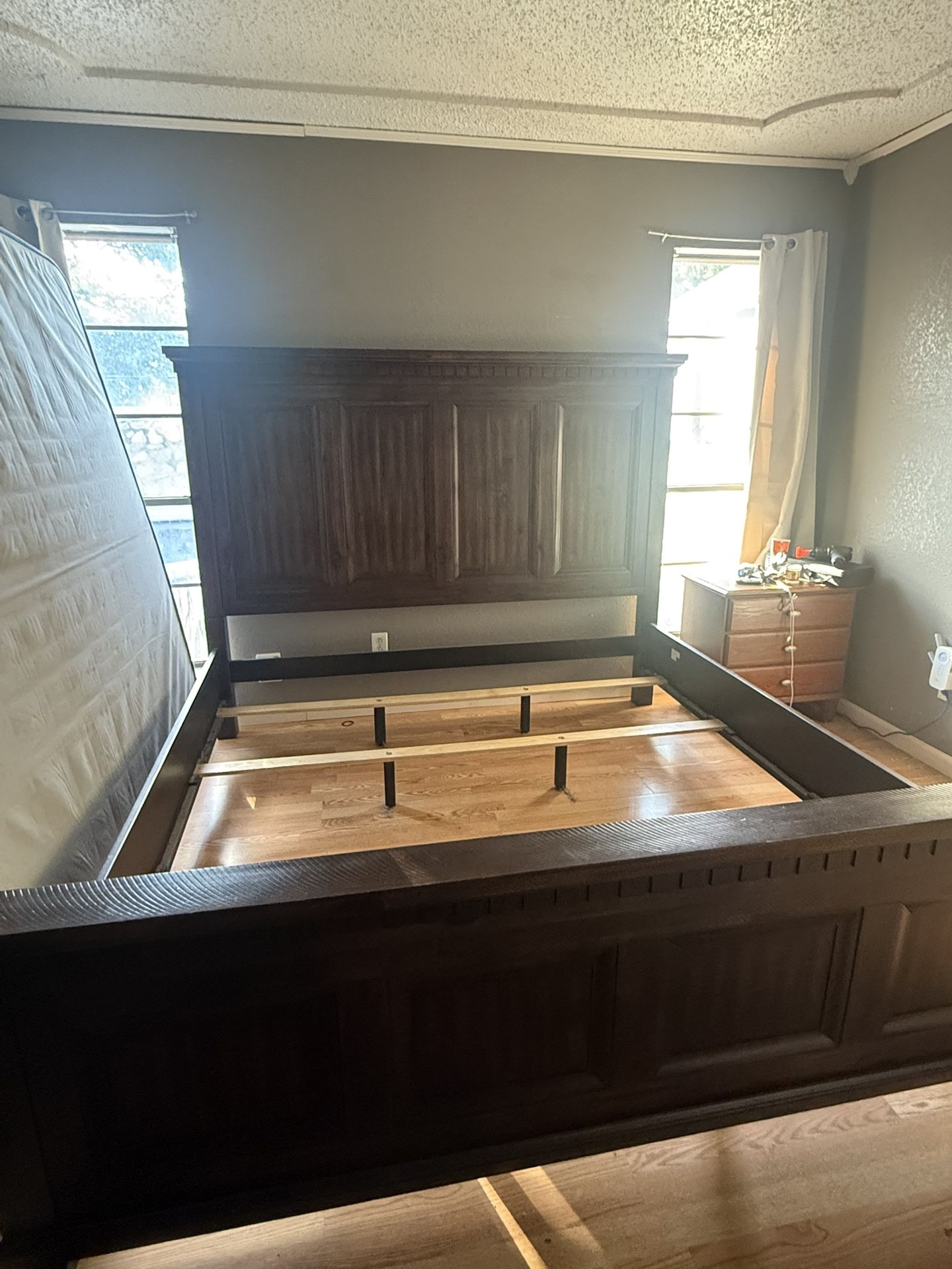 Wood King Size Bed Frame