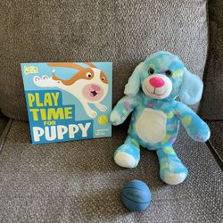 puppy plush toy with book toy bundle