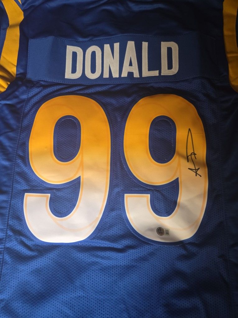 Aaron Donald Autographed Replica Jersey