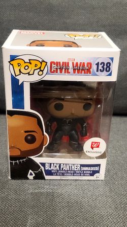 Funko Pop Unmasked Black Panther 138 Civil War