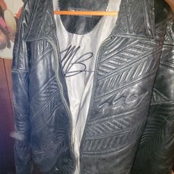 Marc Buchanan Leather Jacket Coat