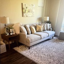 Light Gray Couch 90in Long