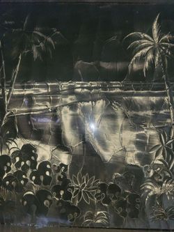 Gold leaf poster art