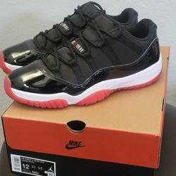 Jordan bred 11 low size 12 mens