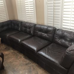 Fantastic Sectional Leather Couch