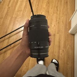Sony 75–300mm f/4.5–5.6 telephoto zoom lens