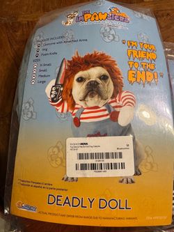 Dog chucky costume
