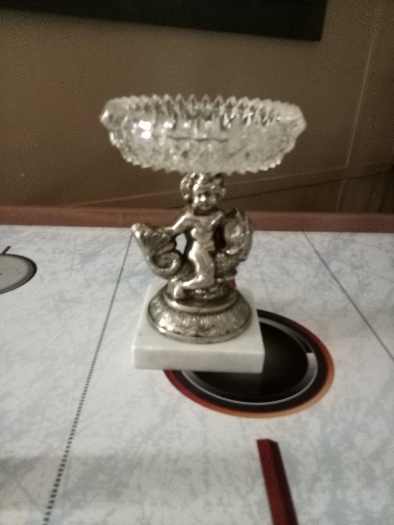 Vintage Antique Kintaro Boy Riding Koi Fish