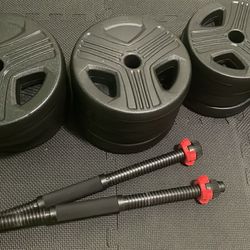 90 Ibs Weight Set With Dumbbell Handless