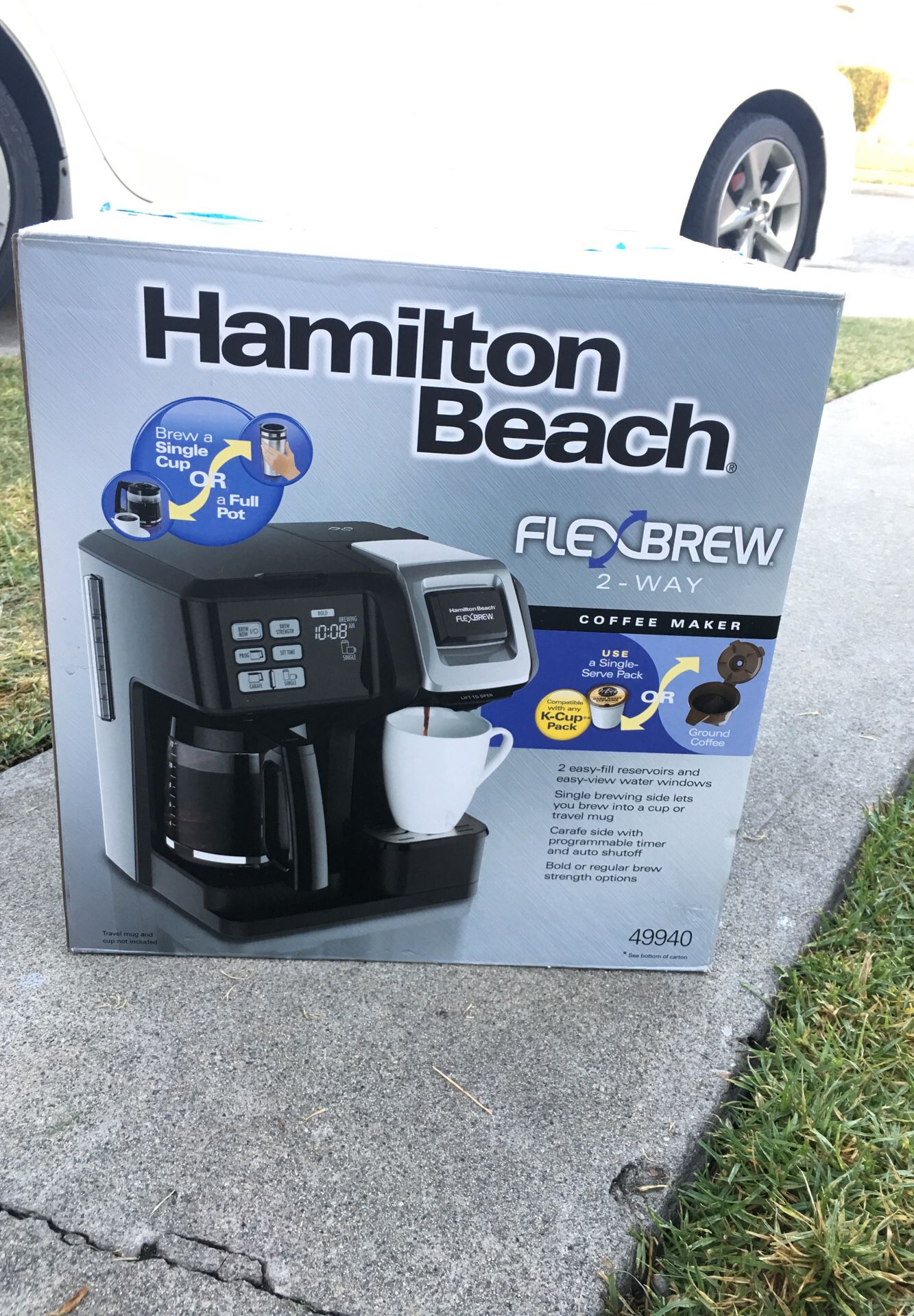 Hamilton Beach flex brew coffee maker