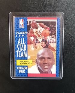 Michael Jordan card in a hard protective case. $10