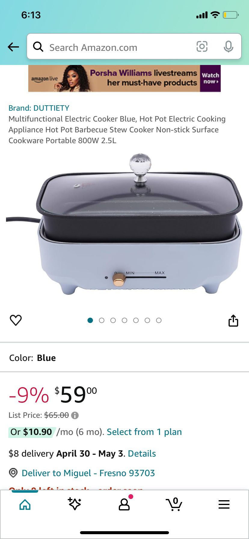 Multifunctional Electric Cooker Pot 