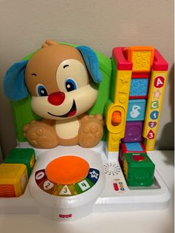 Laugh & Learn First Words Smart Puppy Fisher Price 9mo+ 100+ Sounds Smart Stages