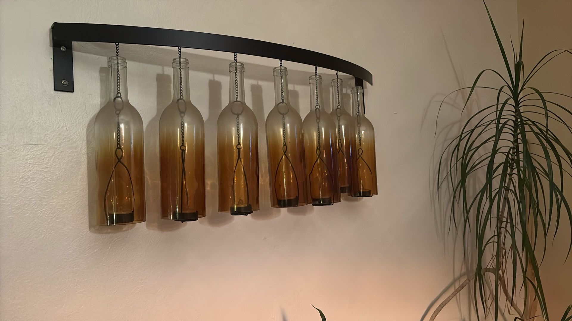 Light Up Bottle Wall Decoration