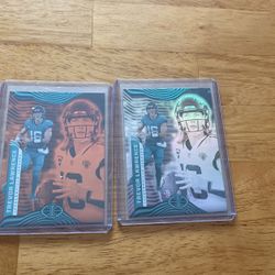 Trevor Lawrence 2022 Illussions Bronze  Parallel And Regular Base Card