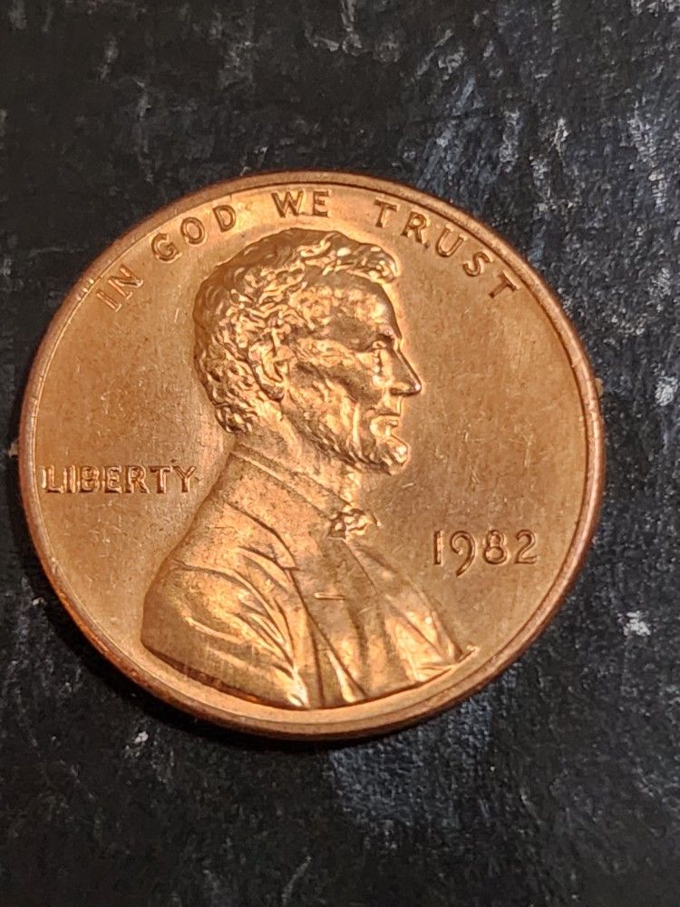 1 Cent 1982 No Mint Mark 2.60 Gr