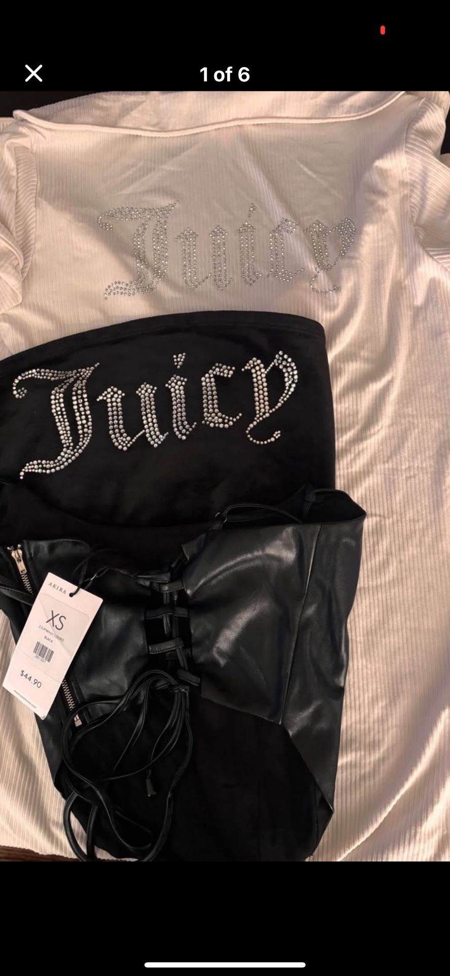 Juicy couture tube top plus more