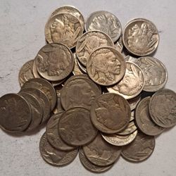Buffalo Nickels Mixed 30s Full Dates