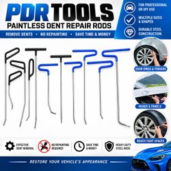 PDR Paintless Dent Repair Rod Set