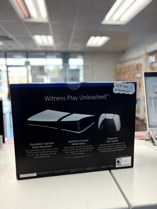 Sony Playstation 5 Pro New - Pay $1 To Take It Home Today and pay the rest later.