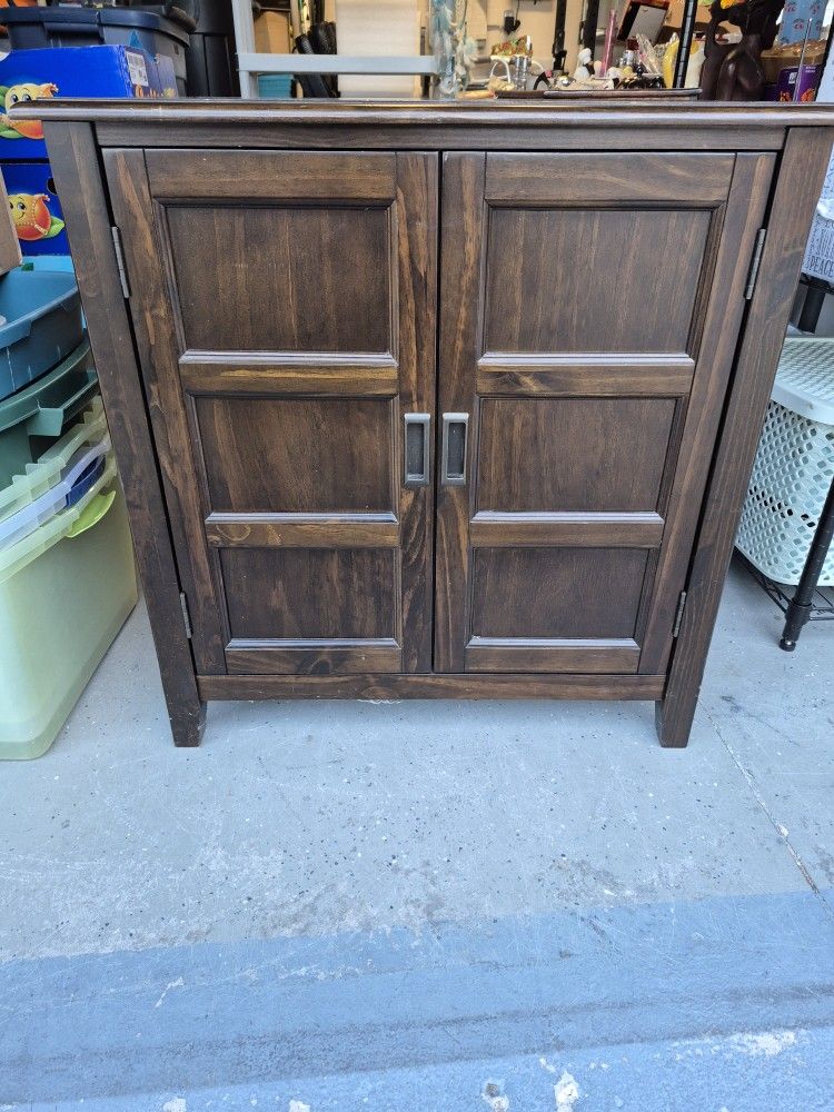 Dark Wood Cabinet