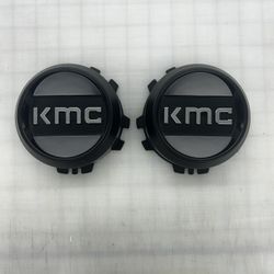 KMC 6x5.5 Matte Black Center Caps