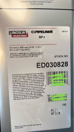 8010 3/16 welding rods