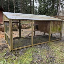 Custom Chicken Coop with Attached Run