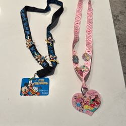 Disney Lanyards And Pins