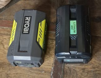 Ryobi 40v lithium batteries
