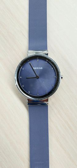 New Bering Classic Stainless Steel Lavender Dial Women's Quartz Watch, 31mm