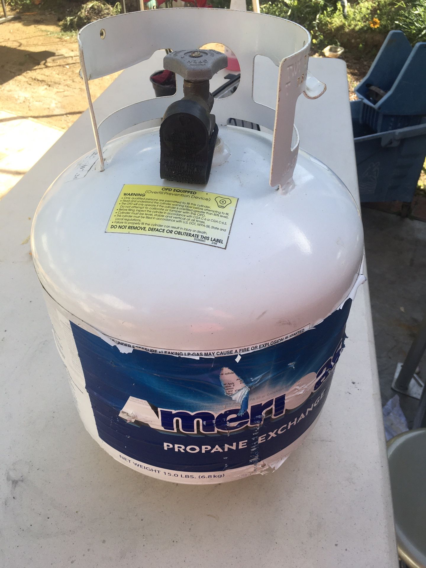 TANK PROPANE EMPTY! USE ONLY ONE TIME! IN GREAT CONDITION! for Sale in ...