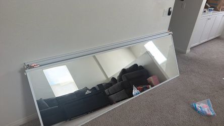 Closet mirror doors