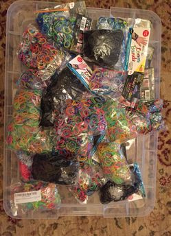 28 bags of craft rubber bands