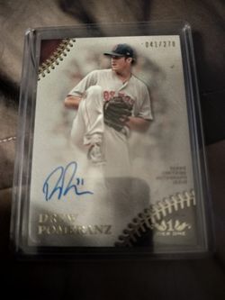 18 Topps Tier One Autograph Drew Pomeranz 