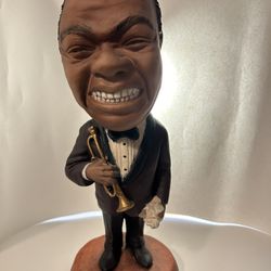 RARE VINTAGE  LOUIS ARMSTRONG  ESCO  CHALKWARE STATUE
