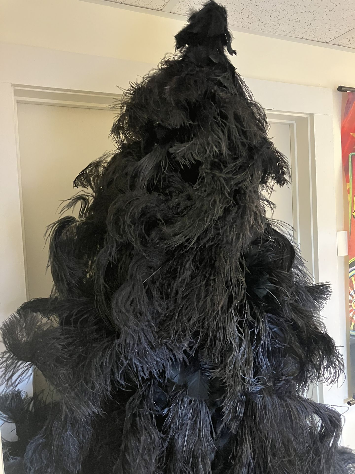 Black Feather Christmas Tree 