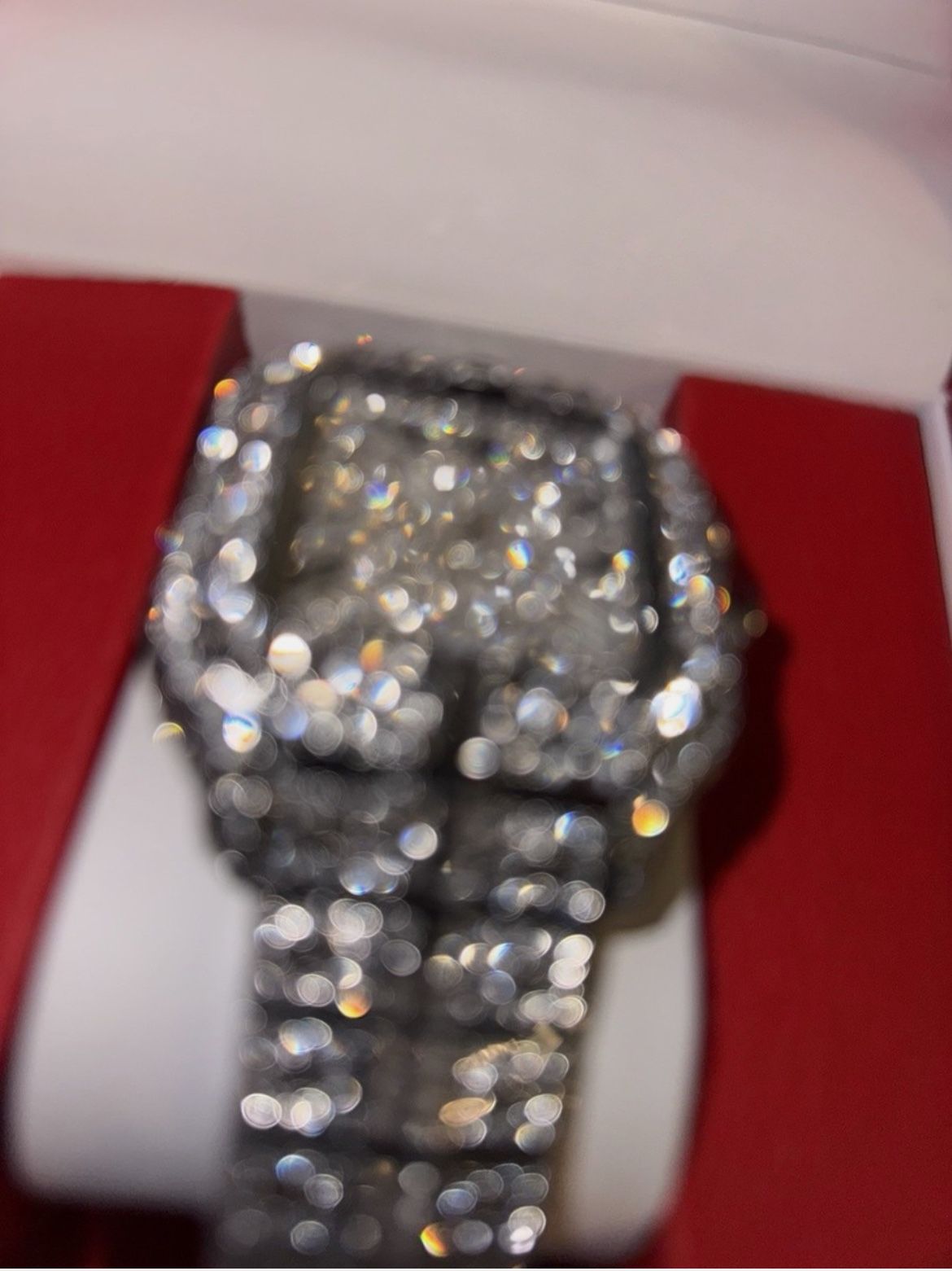 VVS Moissanite Watch (Brand New With Original Box & Papers - Passes Tester)