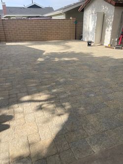 Pavers installation