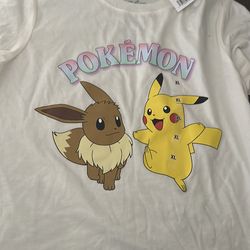 Girls Pokémon shirt size XL new