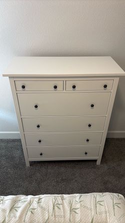 White dresser, IKEA Hemnes