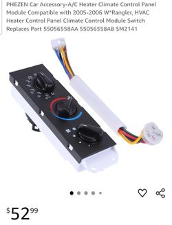 (Rangler) 2005 - 2006 New A/C Heater Climate Control Panel Module HVAC Switch