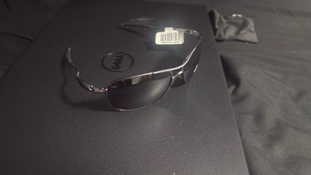 Aviator Sunglasses Silver Metal Frame Oakley