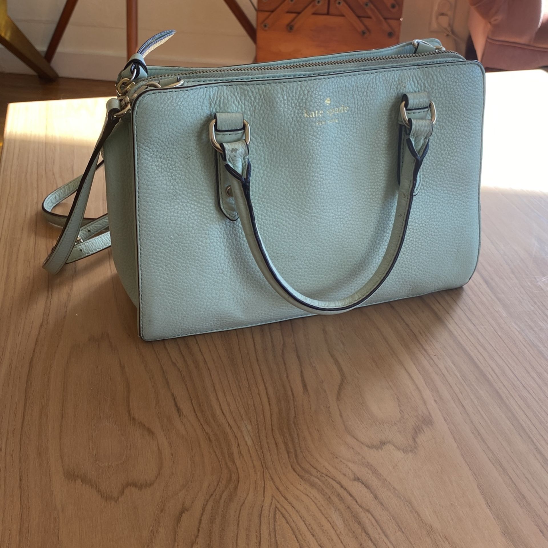 Kate Spade Light Mint, Green Leather Purse