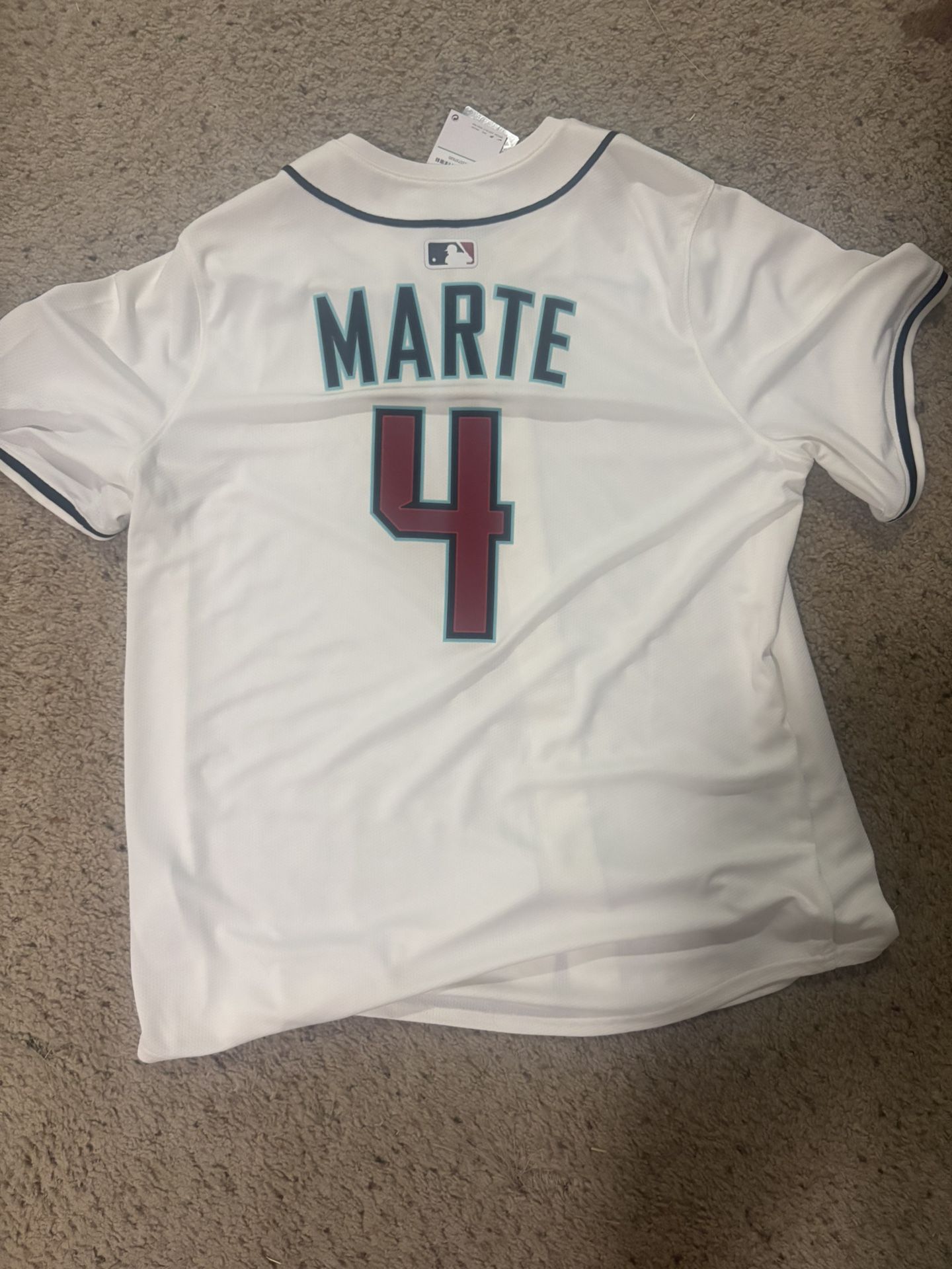 Ketel Marte White Authentic Diamondbacks Team Shop Jersey With Tags 