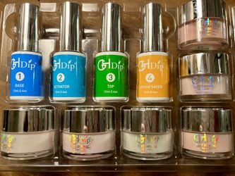 Professional Acrylic Nails Set, 6 Color Powders