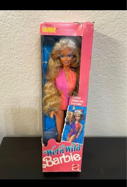 Vintage 80’s Barbie Wet 'n Wild Doll 1989