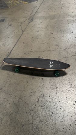 Ten Toes Board Emporium Zed Bamboo Longboard Skateboard Cruiser, 44", Green Flora