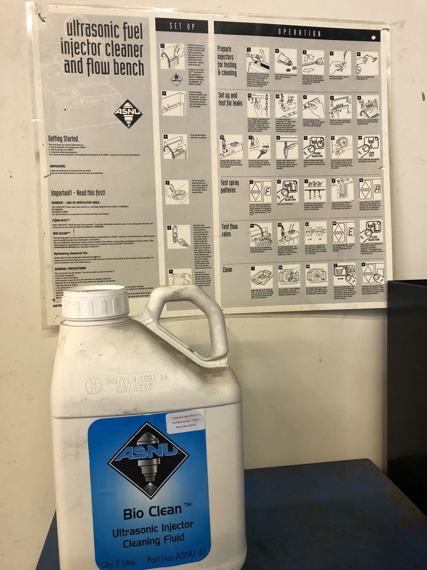 ASNU fuel injector cleaner/tester for Sale in Lacey, WA OfferUp